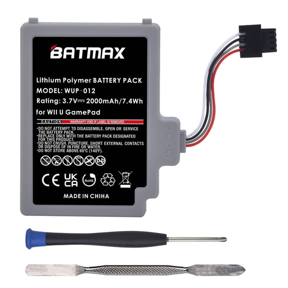 Batería Batmax New WUP-010 de 2000 mAh para mando Nintendo Wii U