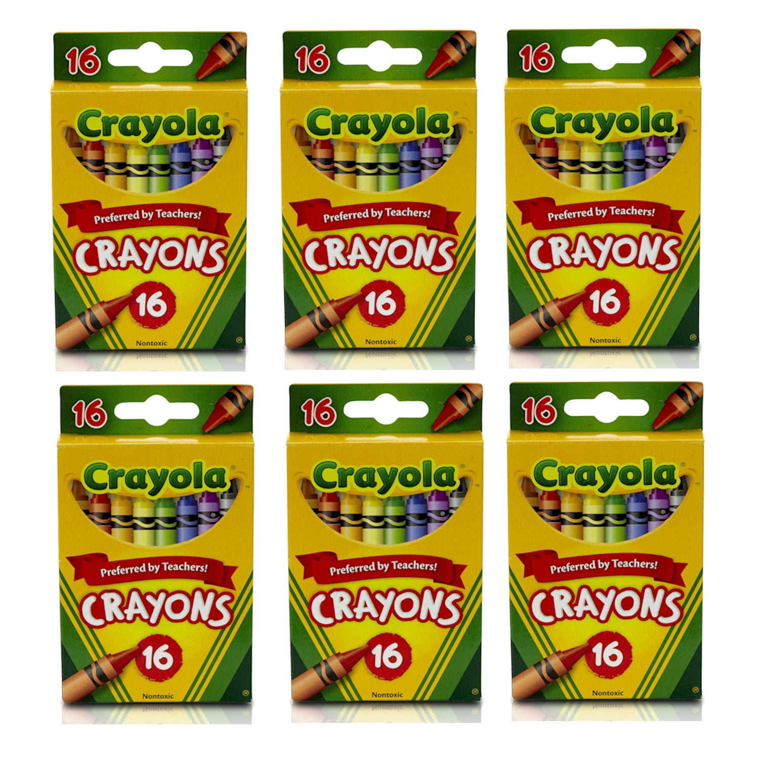 Crayola Classic Crayons Bulk School Supplies 16 Count (Pack of 48) 