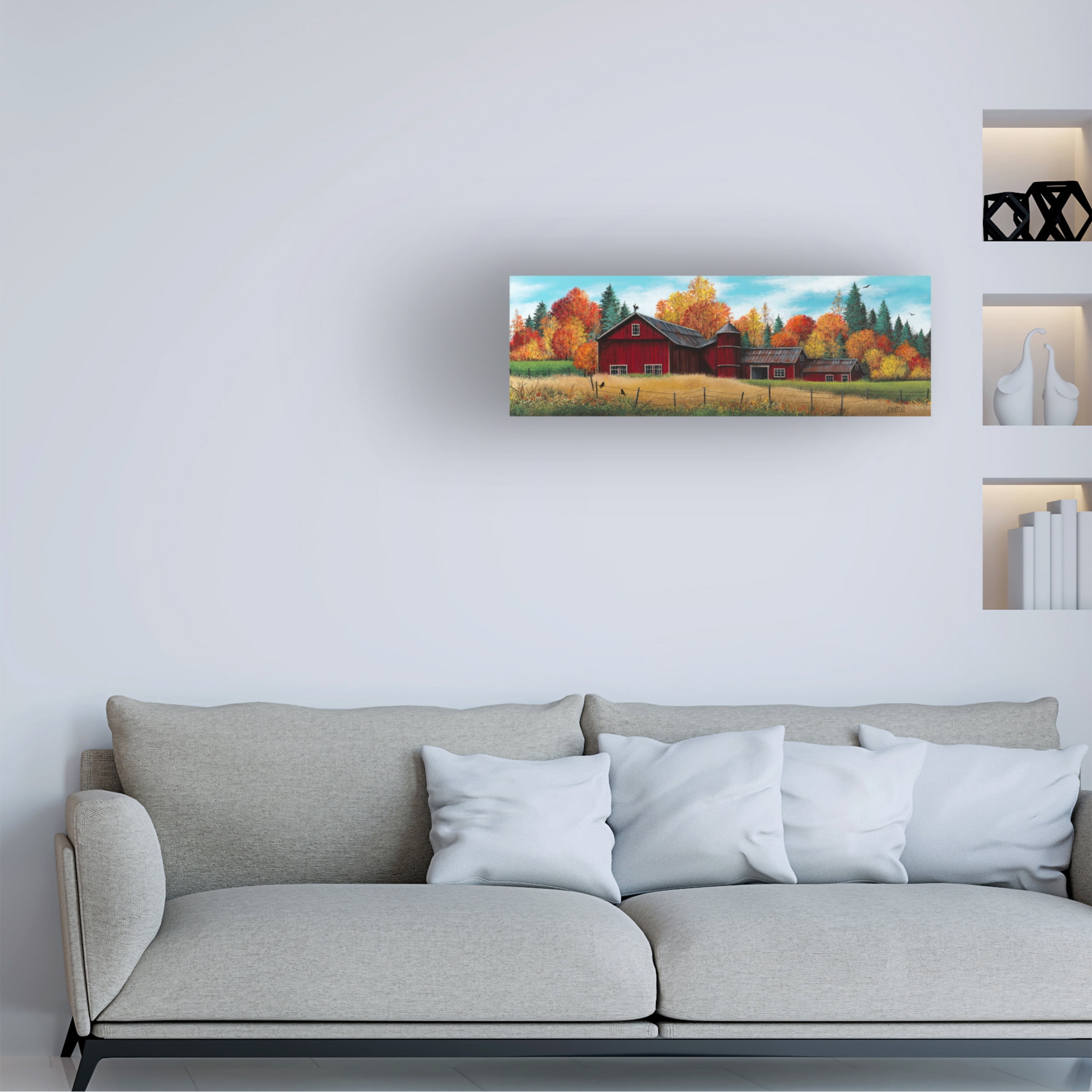 Debbi Wetzel 'Crows N' Color' Canvas Art