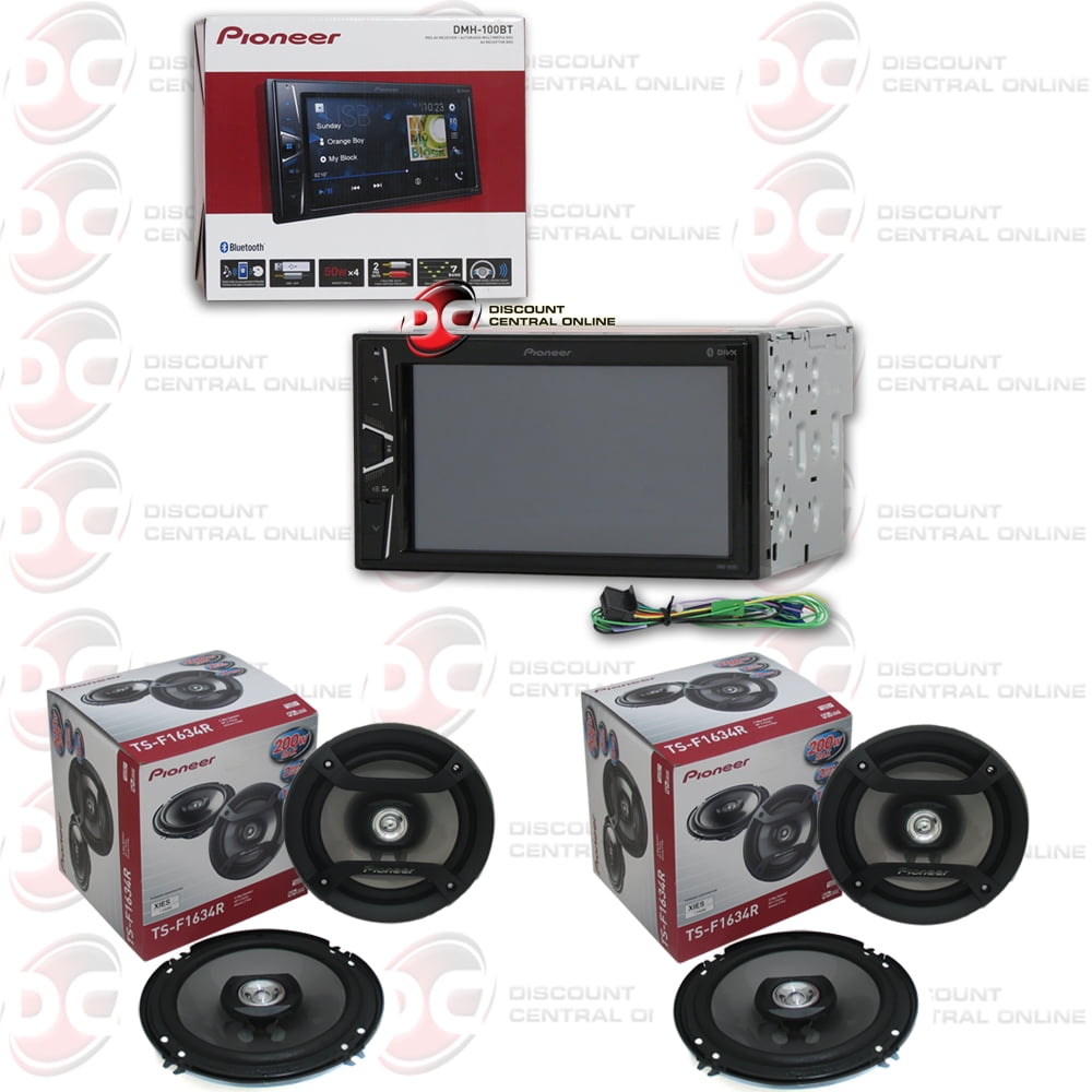 Pioneer Double DIN DMH100BT 6.2 Digital Media Receiver AM/FM MP3