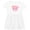 White with Speckles, variant on Inktastic Cute Pig, Little Pig, Piggy, Pink Pig Girls Toddler Dress