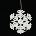 thumbnail image 2 of Christmas Decor Christmas Ornaments Winter Christmas Snowflake Decorations Indoor,White Snowflakes Hanging Ornaments for Home Xmas Christmas Holiday Winter Wonderland New Year Party Decorations A, 2 of 4
