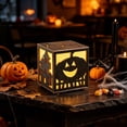 thumbnail image 5 of Kyusrd Led Candlelight Lamp for Halloween Decor,Wooden Ornament Decorations With LED Lights for Indoor Outdoor Party Home Garden Table Mantel Scary House Decor, 5 of 6
