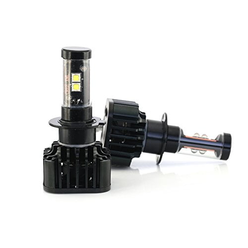 80 Watts CREE LED Headlight DRL Conversion Kit Light Bulbs 6000K White