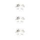 thumbnail image 3 of Sonducket 4 Uds. De peinetas de flores para boda, conjunto de tocados elegantes para niñas, tocado de novia, adorno de vestir para mujer, blanco Type1 NO1, 3 of 6