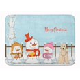 thumbnail image 1 of Carolines Treasures BB2425RUG Merry Christmas Cocker Spaniel Buff Machine Washable Memory Foam Mat, 1 of 4