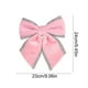 thumbnail image 3 of Lazo de terciopelo navideño | Cinta adhesiva de franela roja, beige y rosa | Adorno de papel de regalo reutilizable preatado para coronas de árbol, sofás y ventanas | Decoración navideña DIY, 3 of 6