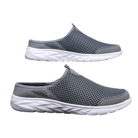 NOKIO Men S Slip-On Loafers Comfortable Casual Shoes For Men Fashion Spring And Summer Men Sports Shoes Flat Bottom Lightweight Fly Woven Mesh Breathable Slip On Comfortable And Simple