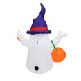 thumbnail image 4 of Fantasma inflable de calabaza de Halloween ZHAOCHENG 4.9 pies con inflables LED incorporados, 4 of 5