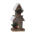 thumbnail image 2 of Casas de nieve navideñas Fiesta navideña con pueblo de nieve iluminado en miniatura para estilo B, 2 of 9