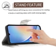 thumbnail image 5 of Case for Samsung Galaxy A24 4G Wallet Cover Wrist Strip Shockproof Stylish Protective Card Holder, 5 of 5