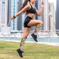 thumbnail image 6 of Lsque Cartoon Avocados Pattern Sport Compression Socks for Men & Women 15-20 mmHg Knee High Nurse Pregnant Running Medical and Travel Athletic, 6 of 6