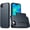 A, variant on Phone Case Sleeve Skin Housing with Card Storage Slot & Slide Door Access Double Layer Shock Absorption for Everyday Use