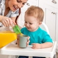 thumbnail image 4 of WeeSprout Vasos de bambú para niños pequeños, juego de 4 piezas (10 fl oz), paquete de vasos orgánicos y no plásticos para niños pequeños, niños grandes o bebés, naturales, 4 of 5