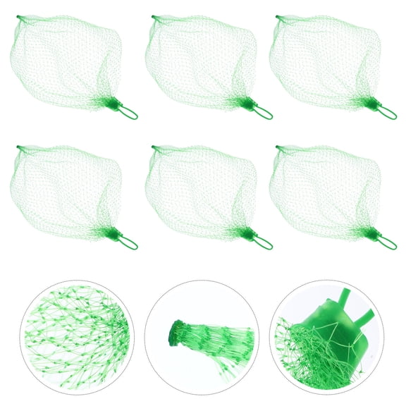 GAXIRE 100pcs Reusable Nylon Fruit Netting Bags for Home, Garden Produce, Harvesting and Storage