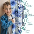thumbnail image 3 of Blackout Kids Curtains,Pioneer Flower Floral Print Pattern Childrens Insulated Curtains Set Of 2,Bedroom Essentials,Toddler Room Decor 42"x54", 3 of 5