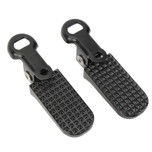 Pedales traseros para bicicleta, reposapiés, pedales, estriberas para bicicleta eléctrica, color negro