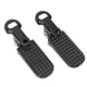 thumbnail image 1 of Pedales traseros para bicicleta, reposapiés, pedales, estriberas para bicicleta eléctrica, color negro, 1 of 9