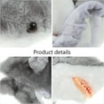 thumbnail image 5 of Cartoon Shark Hand Puppet Portable Plush Animal Hand Puppet Parent-child Interactive Plush Toy, 5 of 6