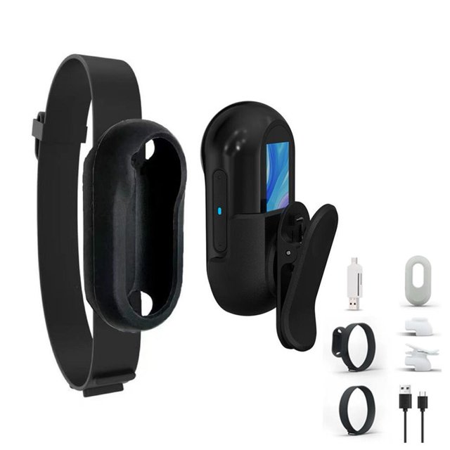 HLONK Dolpphoneven Collar Camera For Pet Cameras & Monitors With 360 ° Wide Angle Lens Mini With Camera Action Sport Body Portable S5P4 Stable T3Y9