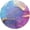 Blue Purple Marble, variant on Mouse Pad, Non-Slip Rubber Base Mousepad with Stitched Edge, Gaming Round Mouse Pads, Waterproof Office Mouse Pad, Small Size 7.87 x 7.87 Inch