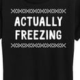 thumbnail image 3 of Instant Message - Actually Freezing - Women's Short Sleeve Graphic T-Shirt, 3 of 6