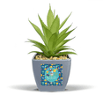 thumbnail image 1 of Vase de Pot de Fleurs Ananas Faux Univers et Extraterrestre dans l'Espace Mini Décor, 1 of 3