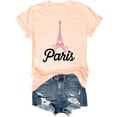 thumbnail image 3 of Graphic Tees for Women T-Shirts Women'S Casual Printed Crew Neck Top for Everyday Comfort and Style Gold M, 3 of 4