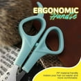 thumbnail image 5 of HHBEAUTY Black Stainless Steel Hair Cutting Shears Set, Thinning Scissor, Comb - Barber Kit for Women/Men/Kids, 5 of 9