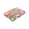 thumbnail image 6 of ZICANCN Throw Blanket Happy Lady Easter Gnomer , Couch Ultra Soft Micro Fleece Sofa Bed Camping Travel Blanket for Adults, 60"x50", 6 of 8