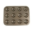 thumbnail image 1 of 6/12-Cavity Chestnut-Shaped Cake Pan Pastry Mould Bakeware Non-Stick Oven Baking, 1 of 5