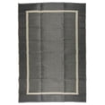 thumbnail image 3 of MSRUGS Courtyard Collection Indoor/Outdoor Mat Area Rug with Bag - 5' x 7' Border Design Gray/Charcoal Gray Reversible, 3 of 5