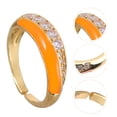 thumbnail image 3 of Anillos de mujer, anillo ajustable, anillo de dedo femenino, accesorios de joyería chapados en cobre, 3 of 7