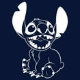 thumbnail image 2 of Boy's Lilo & Stitch Negative Black and White Graphic Tee Navy Blue X Large, 2 of 4