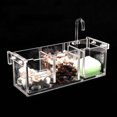 thumbnail image 1 of 3 In 1 Empty Acrylic Filter Box Aquarium External Hanging Water Purifier Fish Tank Accessories, 1 of 8