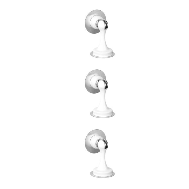 Kenally Tope de puerta sin clavos, soporte antioxidante, resistente al agua, sin perforaciones, ventosa para muebles, herrajes para baño, Type1 NO1