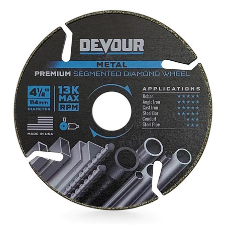 UPC: 0855499006480 | 4.5 In. Premium Diamond Metal Cutting Blade