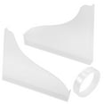 thumbnail image 3 of SHOWERORO 2Pcs Acrylic Bathroom Bathtub Splashing Guards Transparent with Adhesive for Water Splash Control, 3 of 8