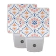 thumbnail image 6 of Yayeee LED Plug in Night Light for The Home with Auto Dusk to Dawn Light Sensors, 2 Pack, Pink Mosaic Pattern, 6 of 6