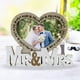 thumbnail image 3 of Marco de Fotos de Madera con Letras | Diseño Personalizado de Amor y Corazón | Decoración para El Hogar, Regalo de Boda | Fácil de Colocar En La Pared o La Mesa, 3 of 5