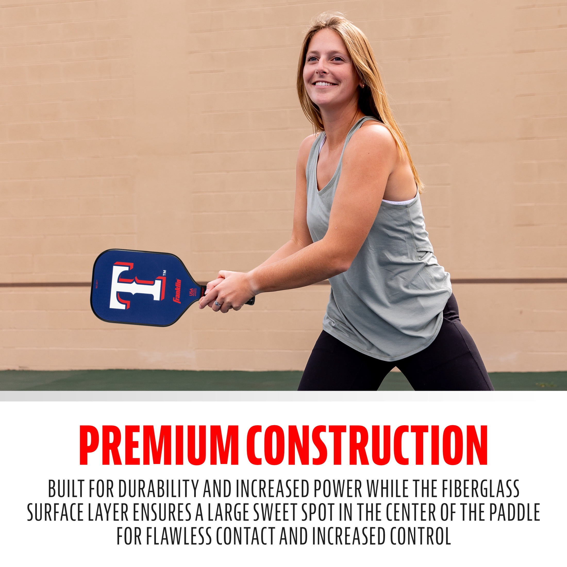 Franklin Sports MLB Texas Rangers Pickleball Paddle - Official MLB Team Pickleball Paddles - USAP (USAPA) Approved Premium Quality Pickleball Paddles - Authentic Team Logos + Colors