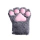 thumbnail image 1 of Guantes de pata de gato de felpa para Cosplay, accesorios de actuación, guantes de pata de gato, 2 uds., gris JAMW Sencillez, 1 of 2