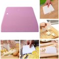 thumbnail image 4 of Maoww 2 Pieces Cream Scrapers Butter Decoration Accessories Dough Spatula Multi-duty Baking Chopper for Kitchen Household Shop Pink, 4 of 6