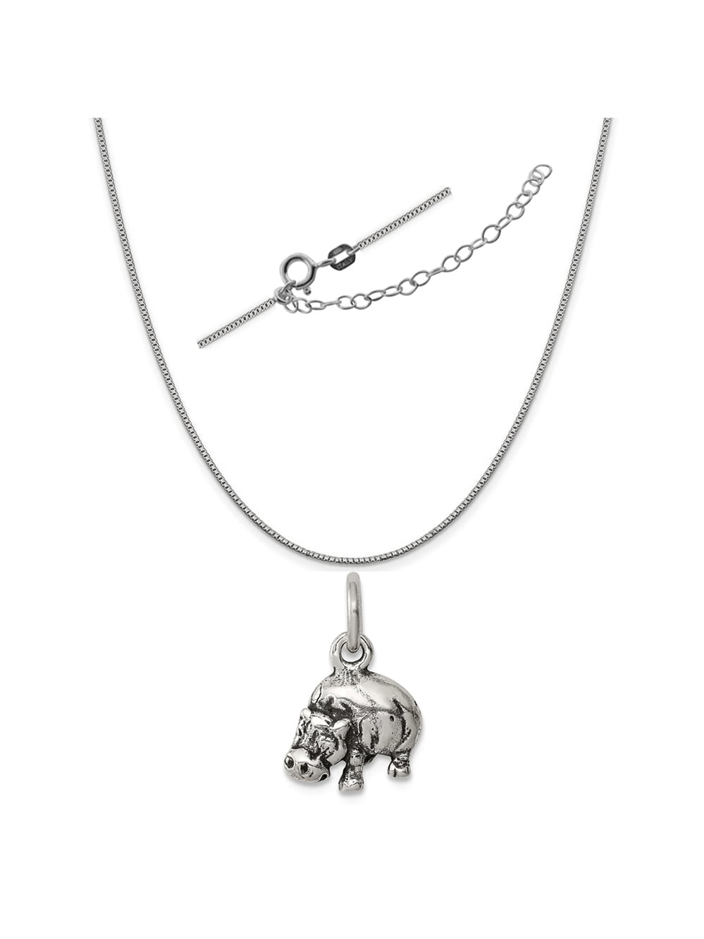 Sterling silver TJ girl jump rope charm on a sterling chain.