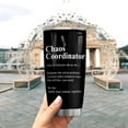 thumbnail image 6 of 4LIEUBASMI 20 Oz Tumbler Chaos Coordinator - Thank You & Appreciation Gifts for Women, Boss, Coworker, Manager, Nurse, Teacher, Administrative Professional, 6 of 6