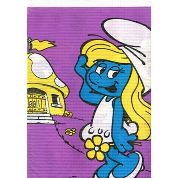 Smurfs Vintage 1982 'Smurfette' Paper Table Cover (1ct)