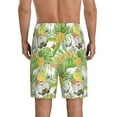 thumbnail image 3 of Daiia Gnome and Pineapple Mens Woven Stretch Pajama Short,Short Pajama Pants-4X-Large, 3 of 9