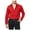 Red, variant on Men's Dress Shirt Regular Fit Poplin Solid(Red,XXL)