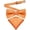 Bright Orange, variant on Mens Banded Bow Tie and Pocket Square Set | Solid Color | Pre Tied Classic Formal Bowties - Baby Blue
