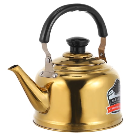 LOLIPPYY 1 Pc Tea Kettle Stainless Steel Square Bottom for Camping Adults